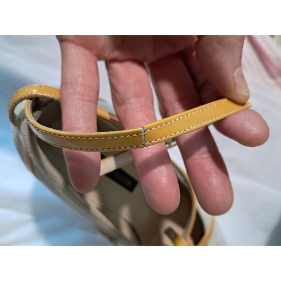 LARRY STUART Suede Mary Jane Skinny Heels Size 8.5 Price is Firm Selling "As Is" - Picture 14 of 15